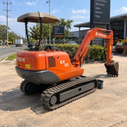 
										Used Hitachi EX30 Mini Excavator (3 Ton) for Sale in Malaysia full									