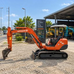 
										Used Hitachi EX30 Mini Excavator (3 Ton) for Sale in Malaysia full									